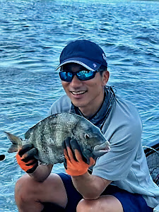 Shallow water fishing at its best!